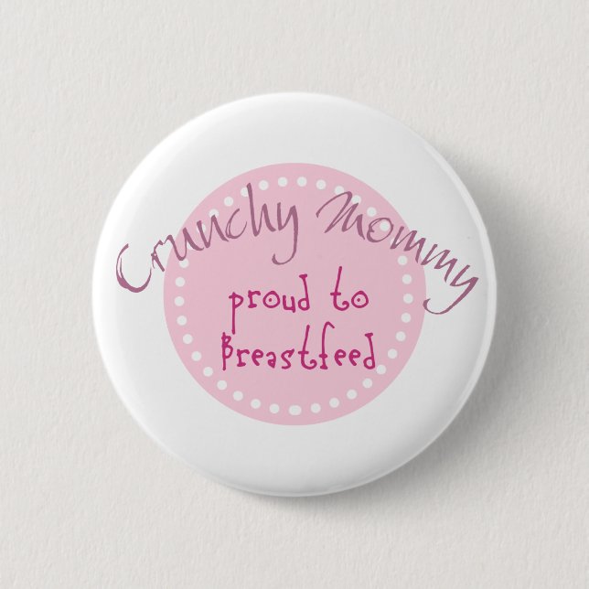 Crunchy Mama-Knopf Button (Vorderseite)