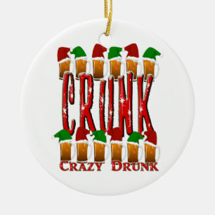 CRUNK - Crazy Drunk Keramik Ornament