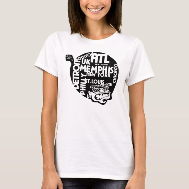 Crunk für Crunk/Crunkatlanta Kleidung T-Shirt (Vorderseite)