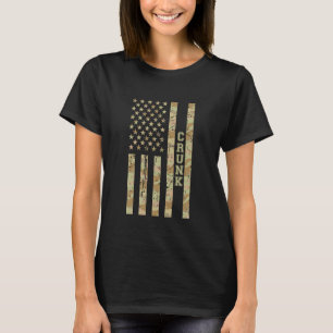 Crunk-Musikgenre Southern Hip Hop Wüsten-Tarnung D T-Shirt