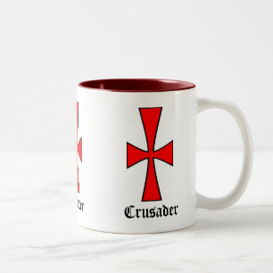 Crusader-Tasse für den Kaffee Zweifarbige Tasse