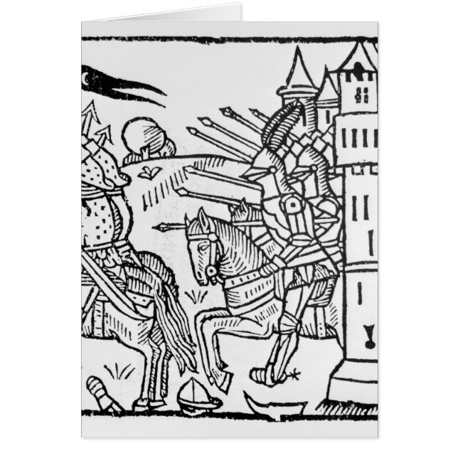 Crusading reiten Ritter heraus, um Kampf zu tun (Vorne)