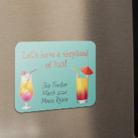 Cruse Door Stateroom Magnet trinkt Cocktails