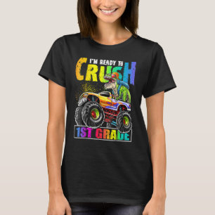 Crush 1. Grade Dinosaurier Monster Truck Zurück zu T-Shirt