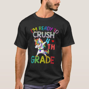 Crush 4. Grade Dabbing Einhorn Zurück zur Schule G T-Shirt