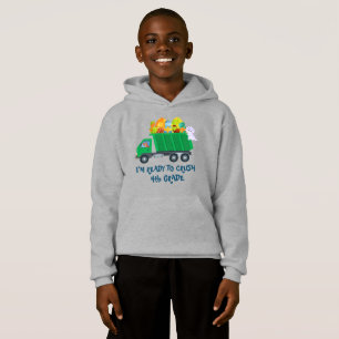 Crush 4. Klasse Fun Dinosaurier Eiabfallwagen Sc Hoodie