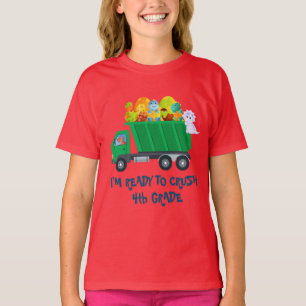 Crush 4. Klasse Fun Dinosaurier Eiabfallwagen Sc T-Shirt