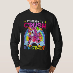 Crush 5. Klasse Dabbing Einhorn Zurück zur Schule T-Shirt