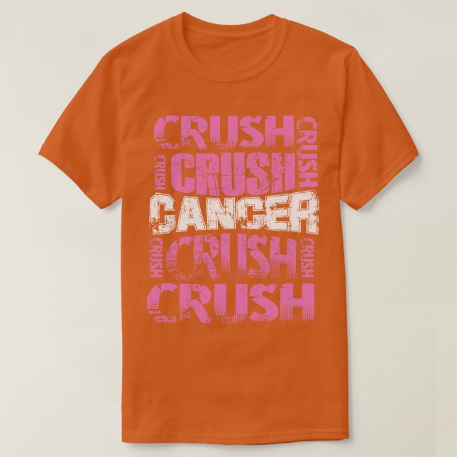 Crush Cancer T-Shirt (Design vorne)