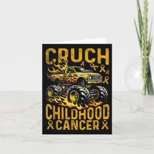 Crush Childhood Cancer Awareness Monster Truck &am Karte