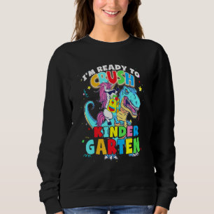 Crush Kindergarten Dinosaurier zurück zum Schulleh Sweatshirt