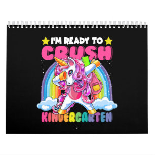 Crush Kindergarten Entschlackung Einhorn Zurück in Kalender