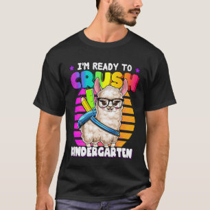Crush Kindergarten Lama Rücksack für die Schule T-Shirt