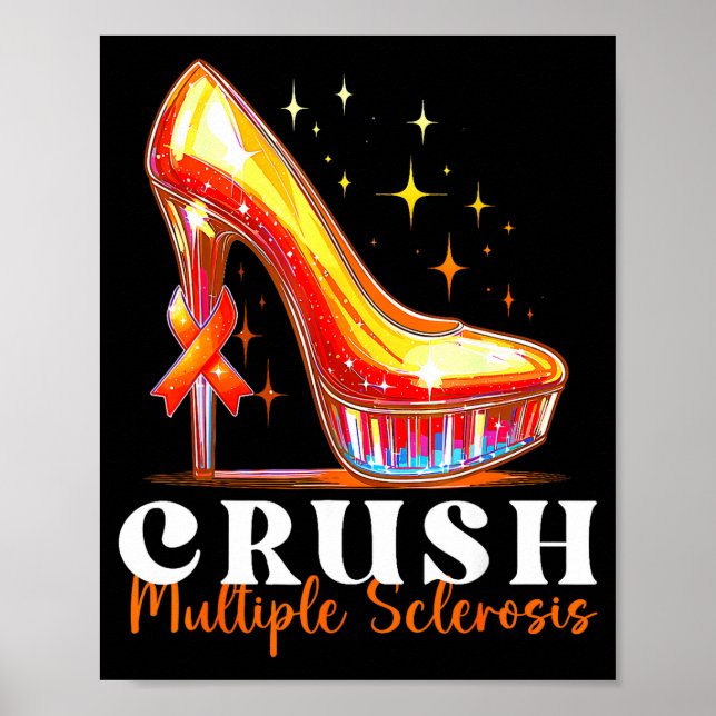 Crush Ms Bewusstsein High Heel Orange Band  Poster (Vorne)