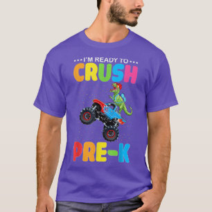 Crush Pre-K Dinosaurier Monster Truck zurück zur S T-Shirt