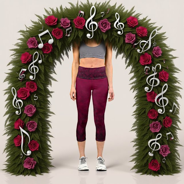 Crushed Bloom Capri Leggings (Von Creator hochgeladen)