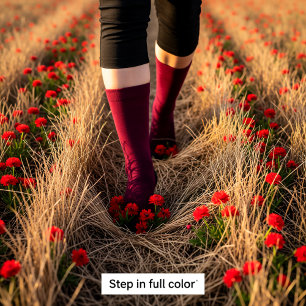Crushed Bloom Socken