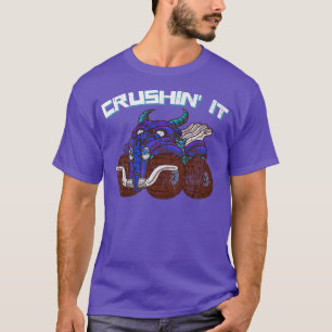 Crushin' Goblin Monster Truck Vintage Retro T-Shirt