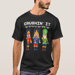 Crushin It Flossing Nutcracker Weihnachtsdance T-Shirt