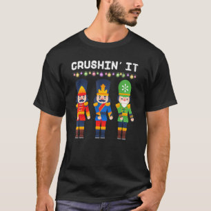 Crushin It Flossing Nutcracker Weihnachtsdance T-Shirt