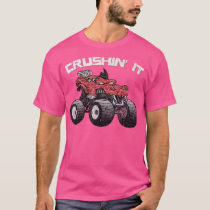 Crushin' Monster Truck Vintag Retro 268 T-Shirt