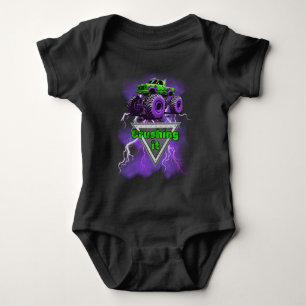 Crushing It, Monster Truck Baby Onesie Strampler