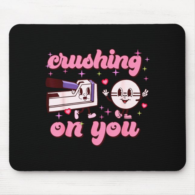 Crushing On You Peds Cu Rn Aid Rn Nurse Valentines Mousepad (Vorne)