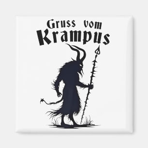 Cruss Vom Krampus Weihnachten Xmas Teufel Gruselig Magnet