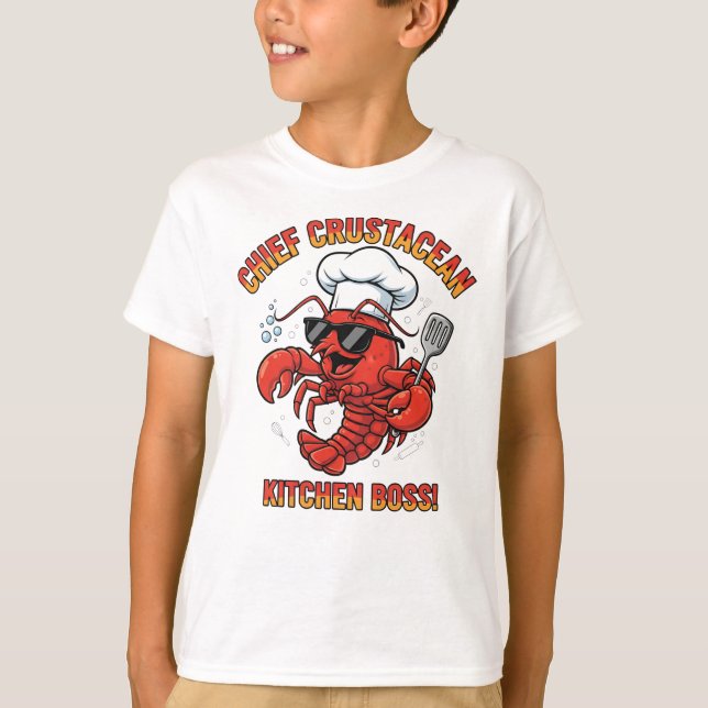 Crustacean Commander – Lobster Chef Tee (Vorderseite)