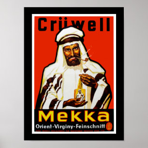 Cruwell Mekka Tabak Poster
