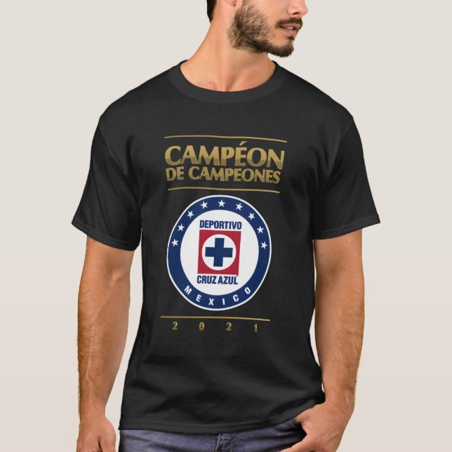 Cruz Azul Campeones 2021 T-Shirt (Vorderseite)