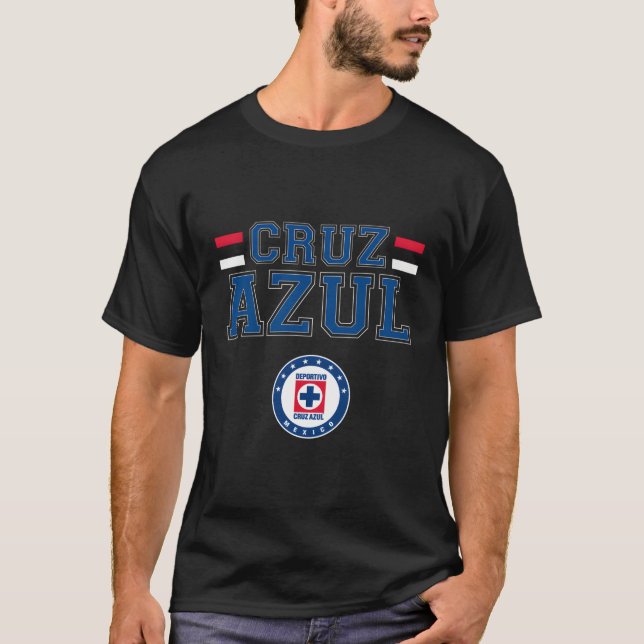 Cruz Azul mexikanisches Fußballteam-Geschenk T-Shirt (Vorderseite)