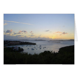 Cruz Bay Sunset, St. John, USA.V.I.