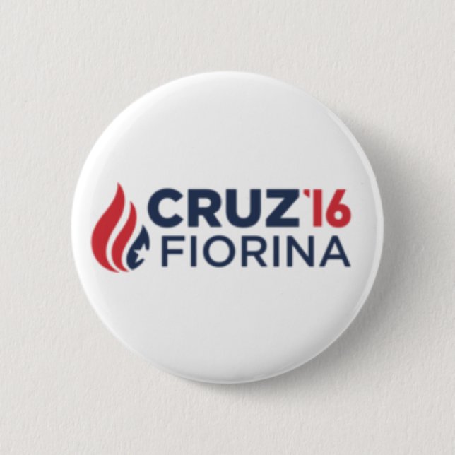 Cruz Fiorina '16 Logo Button (Vorderseite)