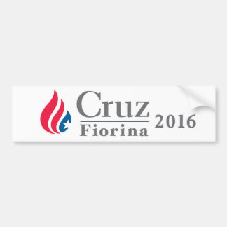 Cruz/Fiorina 2016 RABATT-Autoaufkleber Autoaufkleber