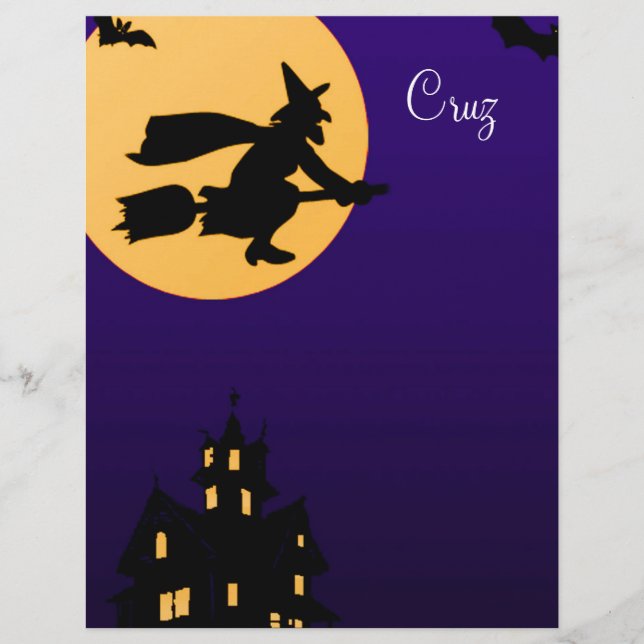 Cruz Halloween Letterhead (Vorderseite)