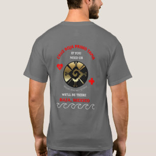 Cruz Roja Primo Tapia T shirt. Back Logo T-Shirt