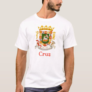 Cruz Schild von Puerto Rico T-Shirt