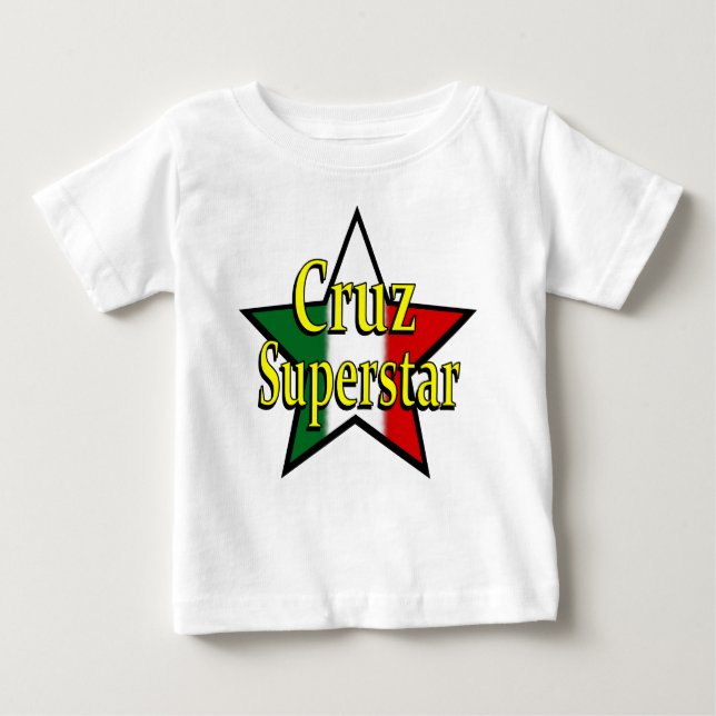 Cruz Superstar-Säuglings-T - Shirt (Vorderseite)
