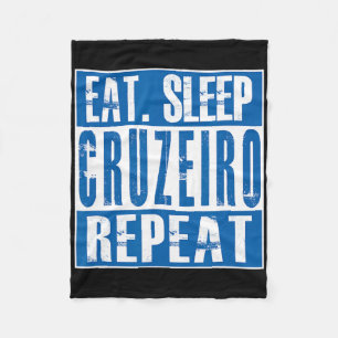 Cruzeiro Soccer - Cruzeiro Trikot - Black Kids Uni Fleecedecke