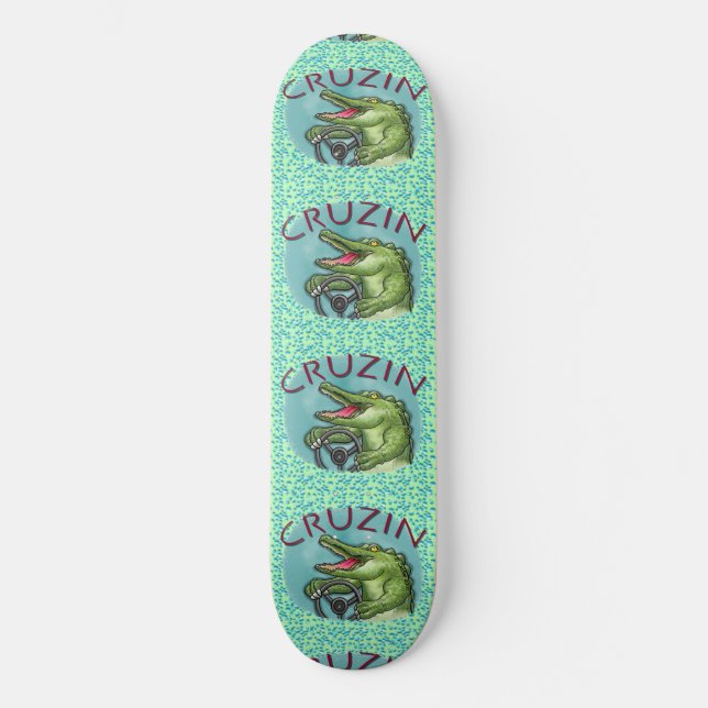 Cruzin Alligator Skateboard (Vorderseite)