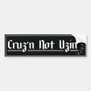 Cruzin' Nicht Uzin' AA/NA Slogan-Aufkleber Autoaufkleber