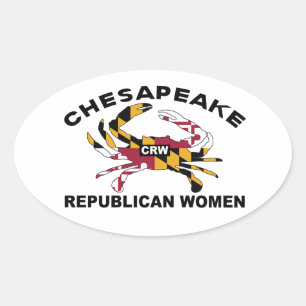 CRW-Aufkleber Ovaler Aufkleber