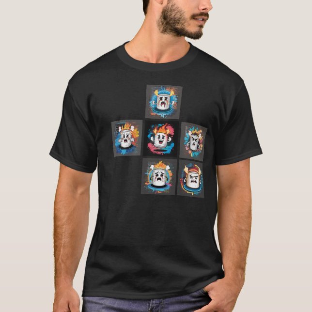 Cry Angry Marshmallow T-Shirt (Vorderseite)