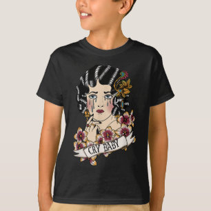 Cry Baby American Tradition, Old School Lady Tat T-Shirt
