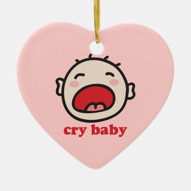 Cry Baby Keramikornament (Vorne)