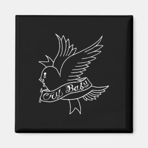 Cry Baby Tattoo Ästhetische Crybaby Bird Magnet