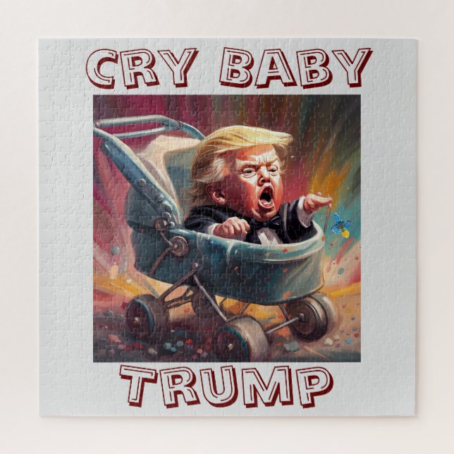 Cry Baby Trump Jigsaw Puzzle (Vertikal)