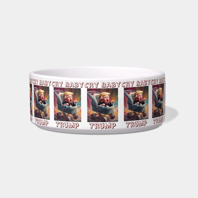 Cry Baby Trump Pet Bowl Napf (Vorderseite)