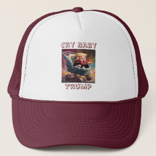 Cry Baby Trump Trucker Hat Truckerkappe